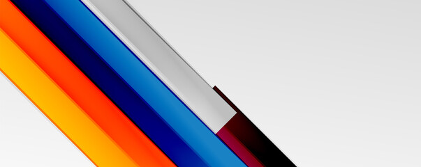 Color abstract lines trendy geometric background for business or technology presentation, internet poster or web brochure cover, wallpaper