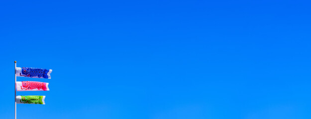 こいのぼり　青空　【5月　イメージ】