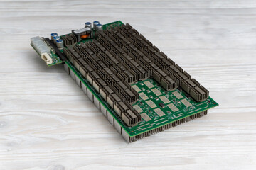 Coin mining Hash Board asic