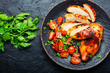 Grilled chicken,chicken breast