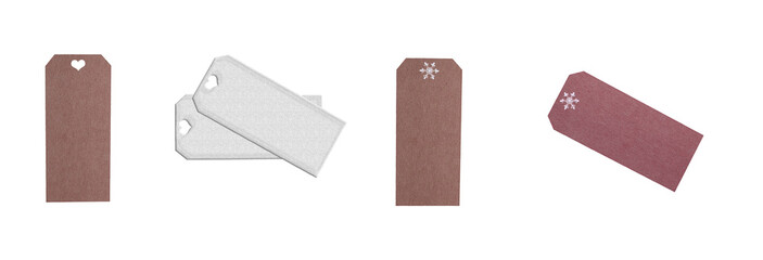 collection of various price label notes on white background. set of price label. copy space.