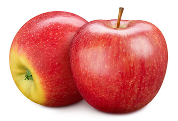 Red apple isolated with clipping path