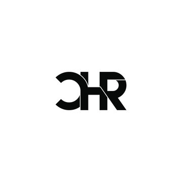 chr letter original monogram logo design