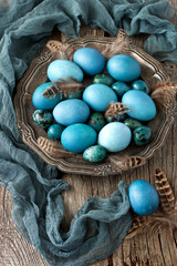 Colorful easter eggs