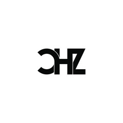 chz letter original monogram logo design