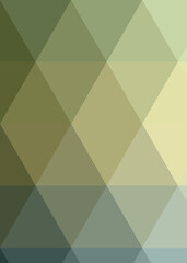 Abstract color Low-Polygones Generative Art background illustration