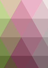 Fototapeta premium Abstract color Low-Polygones Generative Art background illustration