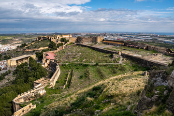 Fototapeta na wymiar Castillo de Sagunto, Valencia, España