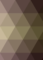 Fototapeta premium Abstract color Low-Polygones Generative Art background illustration