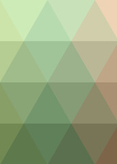 Abstract color Low-Polygones Generative Art background illustration