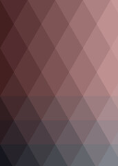 Obraz premium Abstract color Low-Polygones Generative Art background illustration