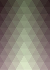 Abstract color Low-Polygones Generative Art background illustration