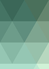 Abstract color Low-Polygones Generative Art background illustration