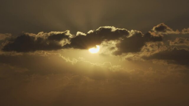 Epic Sunset At Paralia Kartela, Peloponnes, Greece