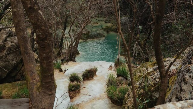 Polylimnio Waterfalls, Peloponnes, Greece