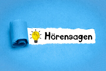 Hörensagen