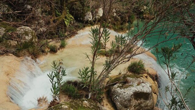 Polylimnio Waterfalls, Peloponnes, Greece