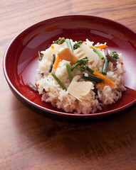 山菜炊き込みご飯