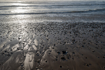 ATLANTIC COAST, CARCANS BEACH, SMALL SWIMMING STATION ON THE FRENCH ATLANTIC COAST, NEAR LACANAU AND BORDEAUX