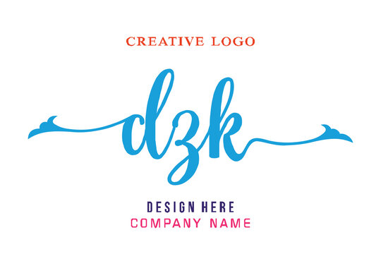 DZK lettering logo is simple, easy to understand and authoritative