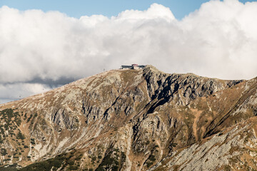 Chopok hill in autumn Nizke Tatry mountains in Slovakia © honza28683