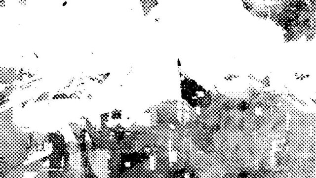 Abstract graffiti glitch motion animated background.