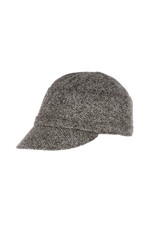 Knitted winter cap on white background. Studio shoot