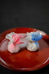 These are wagashi, or traditional Japanese sweets.