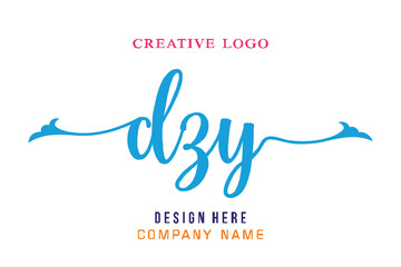DZY lettering logo is simple, easy to understand and authoritative