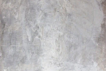 Fototapeta premium White concrete texture polished and crack wall background.Gray empty grunge backdrop.