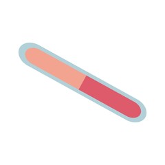 Soft Manicure peel Vector flat icon on a white background