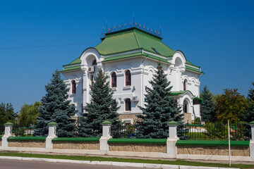Fototapeta na wymiar The building of the Tiraspol and Dubossary diocese, Transnistria (Moldova)