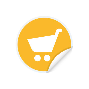 Shopping Cart - Sticker