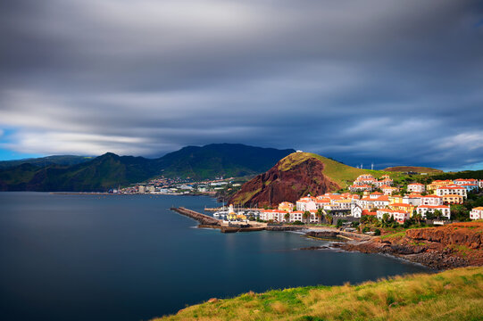 Marina da Quinta Grande located near village of Canical in Madeira, Portugal
