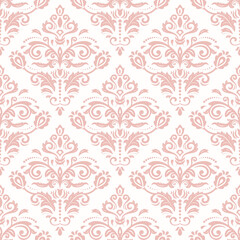 Orient Seamless Pink Classic Background