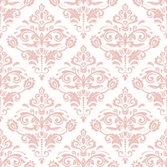 Foto op Plexiglas Orient Seamless Pink Classic Background © Fine Art Studio