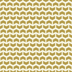Geometric Seamless Pattern With Golden Arrows
