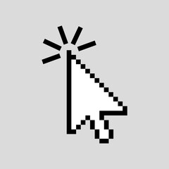 Web cursor, arrow mouse. Vector illustration