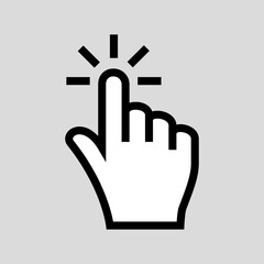 Web cursor, arrow mouse. Vector illustration