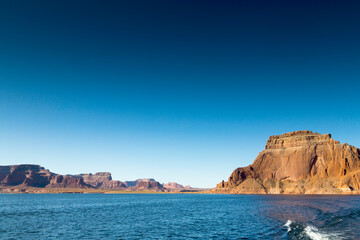 Lake Powell and the Glen Canyon in Utah and Arizona