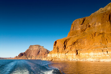 Lake Powell and the Glen Canyon in Utah and Arizona