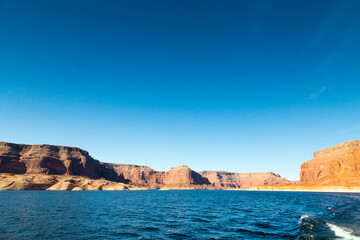 Naklejka premium Lake Powell and the Glen Canyon in Utah and Arizona