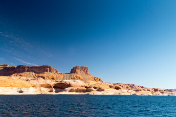 Lake Powell and the Glen Canyon in Utah and Arizona