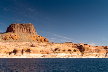 Lake Powell and the Glen Canyon in Utah and Arizona