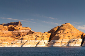 Fototapeta na wymiar Lake Powell and the Glen Canyon in Utah and Arizona