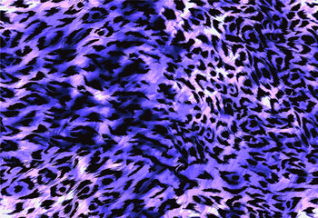 abstract seamless leopard print