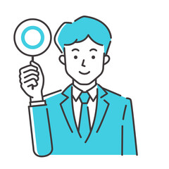 若いサラリーマン_線画_マル