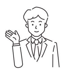 若いサラリーマン_線画_案内
