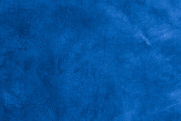 Old wall pattern texture cement blue dark abstract  blue color design are light with black gradient background.