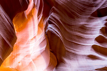 Antelope Canyon is a slot canyon on Navajo land east of Page, Arizona